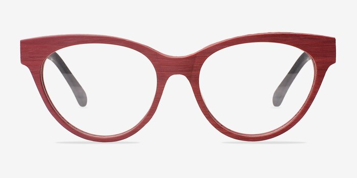 Jane Birkin Berry Red Acetate Eyeglass Frames from EyeBuyDirect