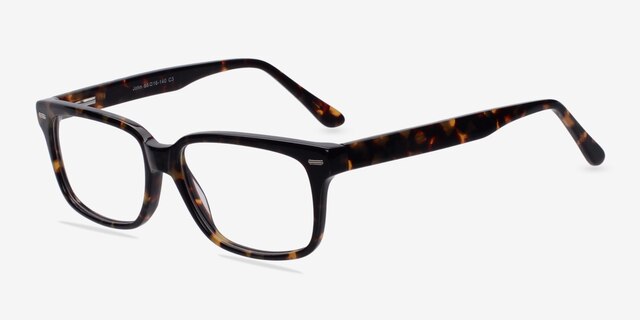 John Tortoise AcetateEyeglass Frames from EyeBuyDirect, Angle View