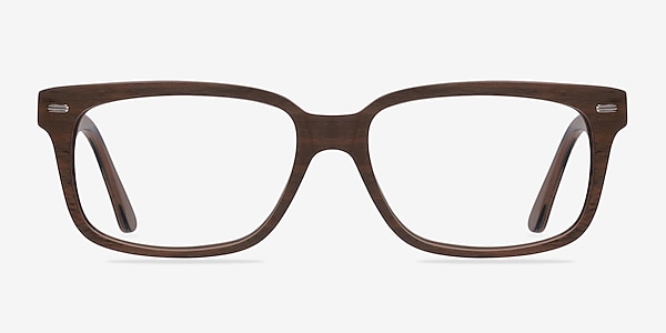 John Brown/Striped Acetate Eyeglass Frames