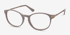 New Bedford Faded Rose Acétate Montures de lunettes de vue d'EyeBuyDirect, Vue d'Angle