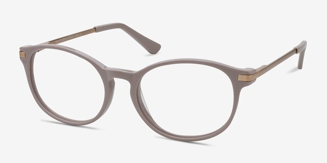 New Bedford Faded Rose AcétateMontures de lunettes de vue d'EyeBuyDirect, Vue d'Angle