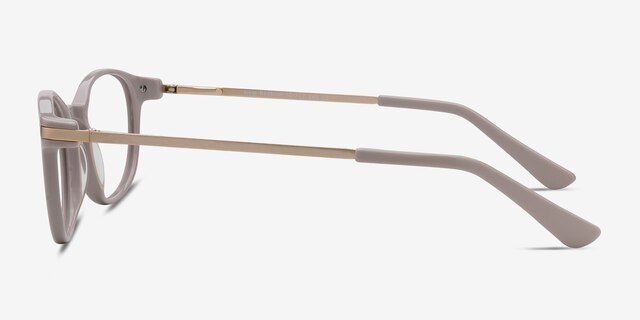 New Bedford Faded Rose AcétateMontures de lunettes de vue d'EyeBuyDirect, Vue de Côté