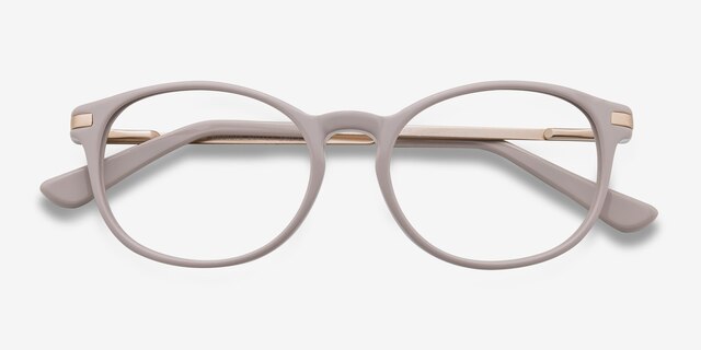 New Bedford Faded Rose AcétateMontures de lunettes de vue d'EyeBuyDirect, Vue Rapprochée