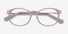 New Bedford Faded Rose AcétateMontures de lunettes de vue d'EyeBuyDirect, Vue Rapprochée