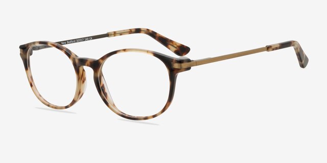 New Bedford Bronze & Tortoise AcetateEyeglass Frames from EyeBuyDirect, Angle View