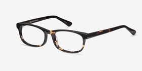 Opal Tortoise Acetate Eyeglass Frames from EyeBuyDirect, Angle View