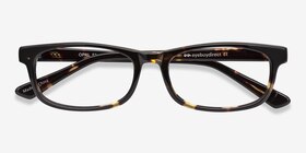 Opal Tortoise Acetate Eyeglass Frames from EyeBuyDirect, Closed View