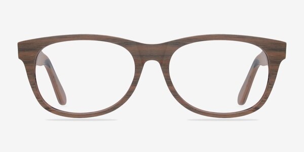 Panama Brown/Striped Acétate Montures de lunettes de vue