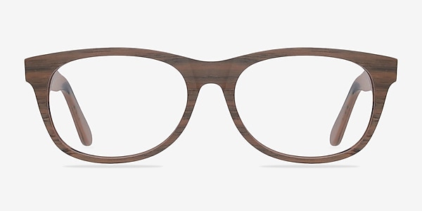Panama Brown/Striped Acetate Eyeglass Frames