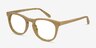 Providence Yellow Wood-textureEyeglass Frames from EyeBuyDirect, Angle View