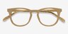 Providence Yellow Wood-textureEyeglass Frames from EyeBuyDirect, Closed View