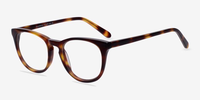 Providence Tortoise AcetateEyeglass Frames from EyeBuyDirect, Angle View