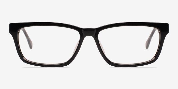 Seattle Noir Acétate Montures de lunettes de vue d'EyeBuyDirect