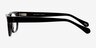 Oslo Shiny Black AcetateEyeglass Frames from EyeBuyDirect, Side View