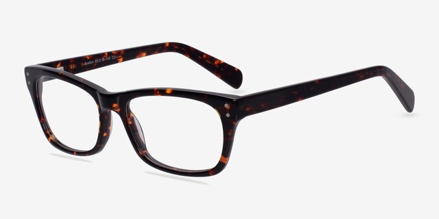 Avalon Tortoise AcetateEyeglass Frames from EyeBuyDirect, Angle View