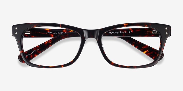 Avalon Tortoise AcetateEyeglass Frames from EyeBuyDirect, Closed View