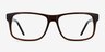 Sydney Brown AcetateEyeglass Frames from EyeBuyDirect, Front View