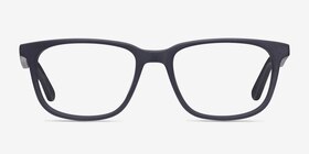 Bristol Matte Navy Acétate Montures de lunettes de vue d'EyeBuyDirect, Vue de Face