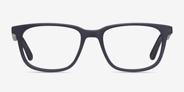 Bristol Matte Navy AcetateEyeglass Frames from EyeBuyDirect, Front View
