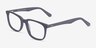 Bristol Matte Navy AcetateEyeglass Frames from EyeBuyDirect, Angle View