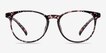 Chilling Red & Floral PlasticEyeglass Frames from EyeBuyDirect, Front View