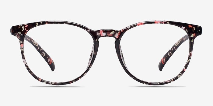 Chilling Red/Floral Plastic Eyeglass Frames from EyeBuyDirect