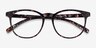 Chilling Red & Floral PlasticEyeglass Frames from EyeBuyDirect, Closed View