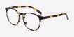 Chilling Tortoise PlasticEyeglass Frames from EyeBuyDirect, Angle View