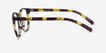 Chilling Tortoise PlasticEyeglass Frames from EyeBuyDirect, Side View