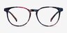 Chilling Pink & Floral PlasticEyeglass Frames from EyeBuyDirect, Front View