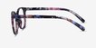 Chilling Pink & Floral PlasticEyeglass Frames from EyeBuyDirect, Side View