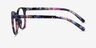 Chilling Pink & Floral PlasticEyeglass Frames from EyeBuyDirect, Side View