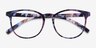 Chilling Pink & Floral PlasticEyeglass Frames from EyeBuyDirect, Closed View