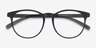 Chilling Matte Gray PlastiqueMontures de lunettes de vue d'EyeBuyDirect, Vue Rapprochée
