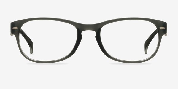 Echo Matte Gray Plastic Eyeglass Frames