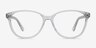 Hepburn Clear AcetateEyeglass Frames from EyeBuyDirect, Front View