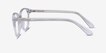 Hepburn Clear AcetateEyeglass Frames from EyeBuyDirect, Side View