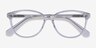 Hepburn Clear AcetateEyeglass Frames from EyeBuyDirect, Closed View