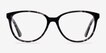 Hepburn Gray & Floral AcetateEyeglass Frames from EyeBuyDirect, Front View