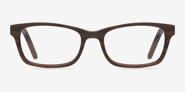 Mesquite Brown Wood-texture Eyeglass Frames from EyeBuyDirect