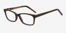 Mesquite Brown Wood-textureEyeglass Frames from EyeBuyDirect, Angle View
