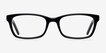 Mesquite Black AcetateEyeglass Frames from EyeBuyDirect, Front View