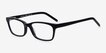 Mesquite Black AcetateEyeglass Frames from EyeBuyDirect, Angle View