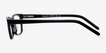 Mesquite Black AcetateEyeglass Frames from EyeBuyDirect, Side View