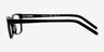 Mesquite Noir AcétateMontures de lunettes de vue d'EyeBuyDirect, Vue de Côté