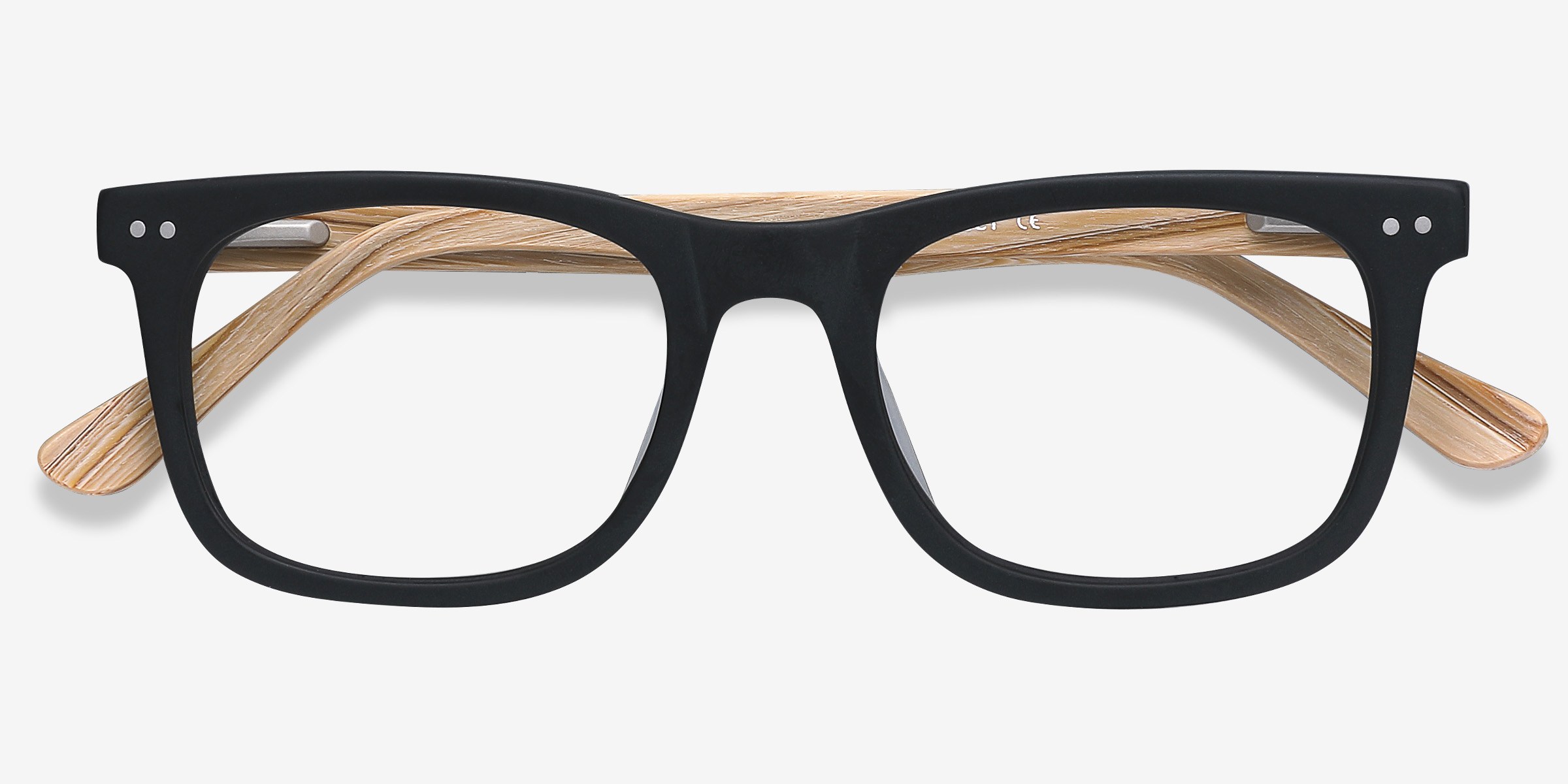 Montreal Rectangle Matte Black Full Rim Eyeglasses Eyebuydirect