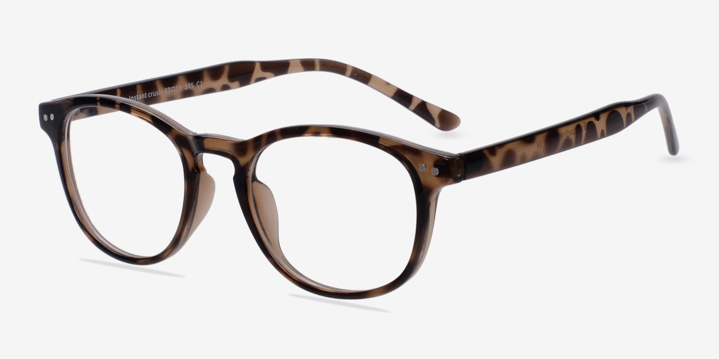 Instant Crush Round Leopard Glasses for Women Eyebuydirect Canada