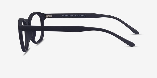 Instant Crush Matte Navy PlastiqueMontures de lunettes de vue d'EyeBuyDirect, Vue de Côté