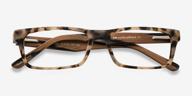 Cambridge Matte Tortoise AcetateEyeglass Frames from EyeBuyDirect, Closed View