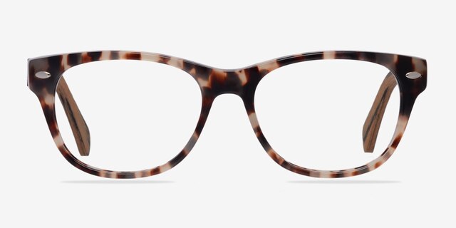 Amber Ivory & Tortoise AcetateEyeglass Frames from EyeBuyDirect, Front View